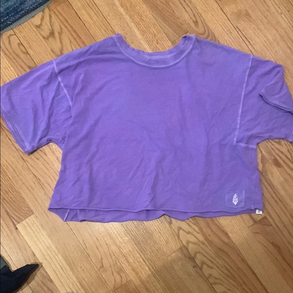 Purple free people top
